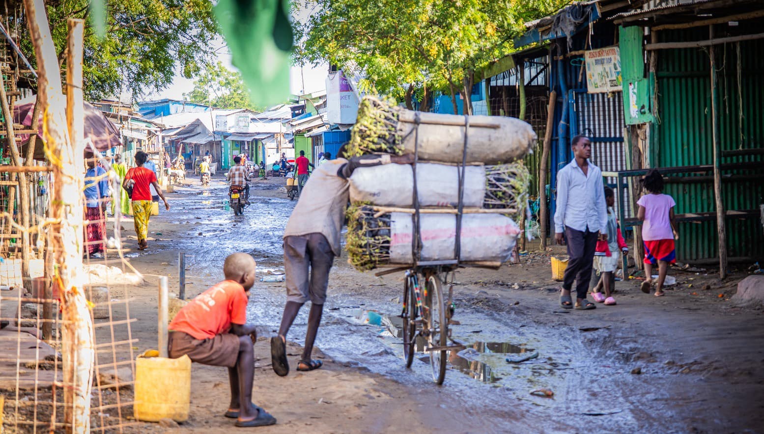 Refugee entrepreneurs struggle to make ends meet in Kenya's Kakuma refugee camp.